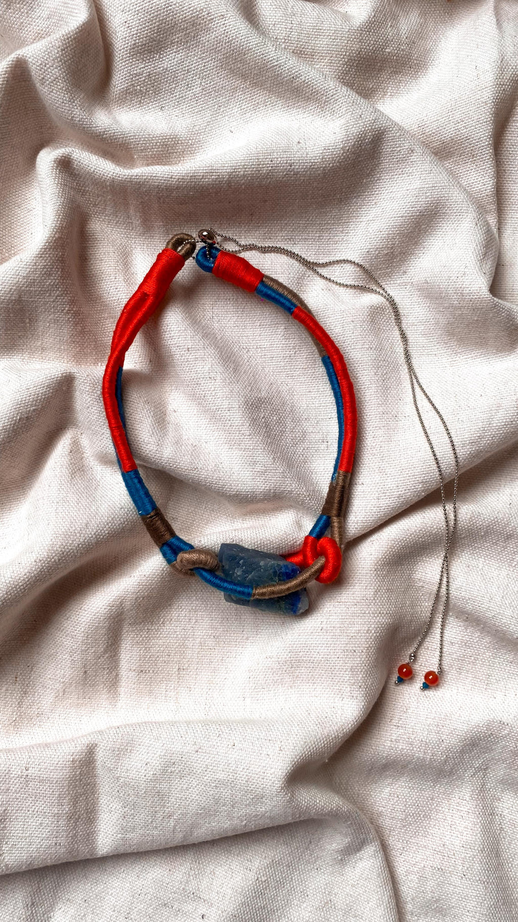 Colar Pendet - Quartzo Azul