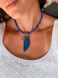 Colar Pedraria Azul