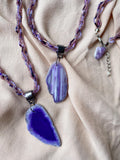 Colar Pedraria Roxo