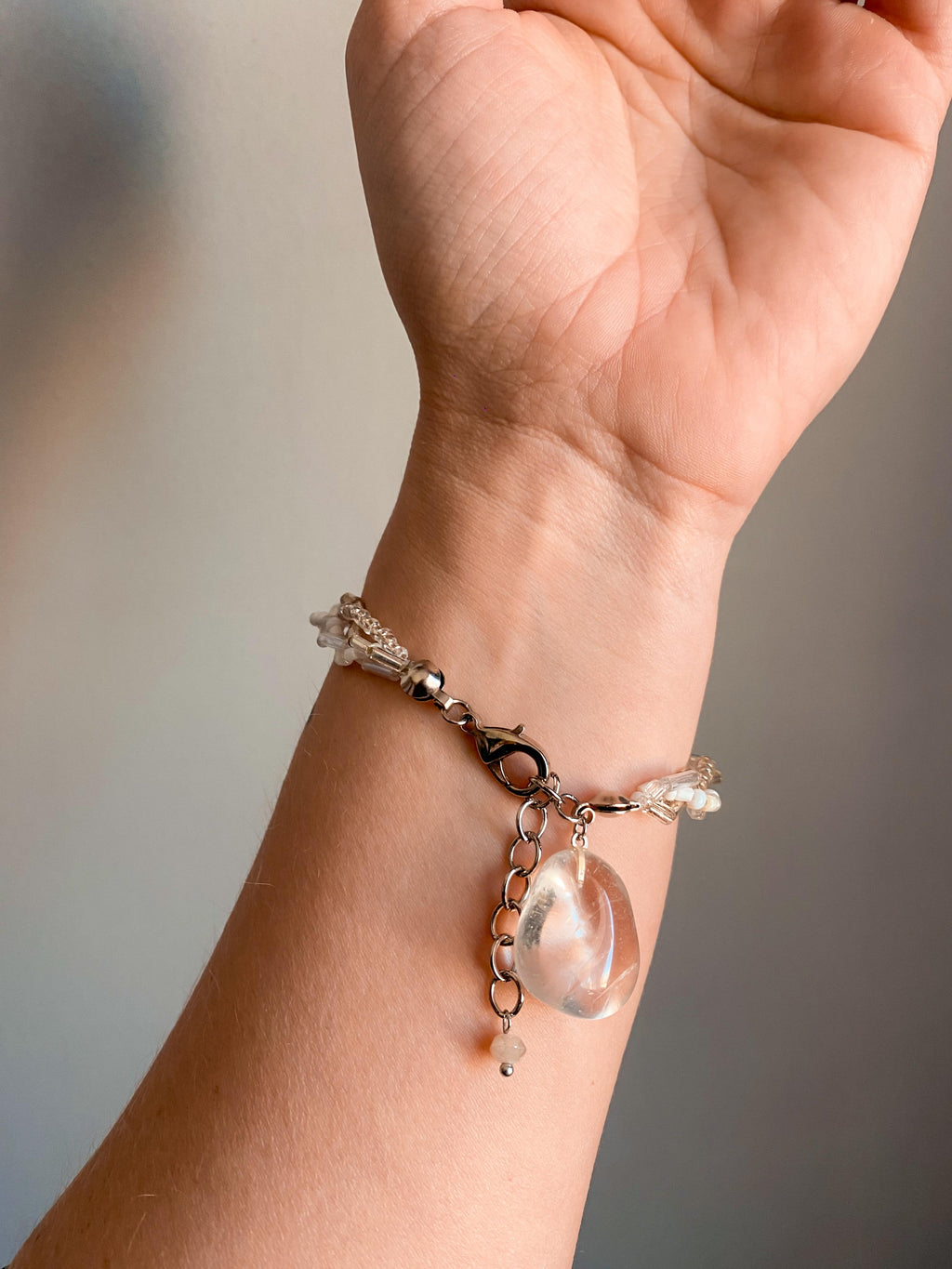 Pulseira Pedraria Branca