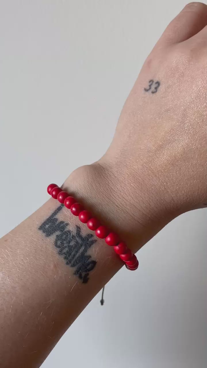 Pulseira bolinhas Howlita