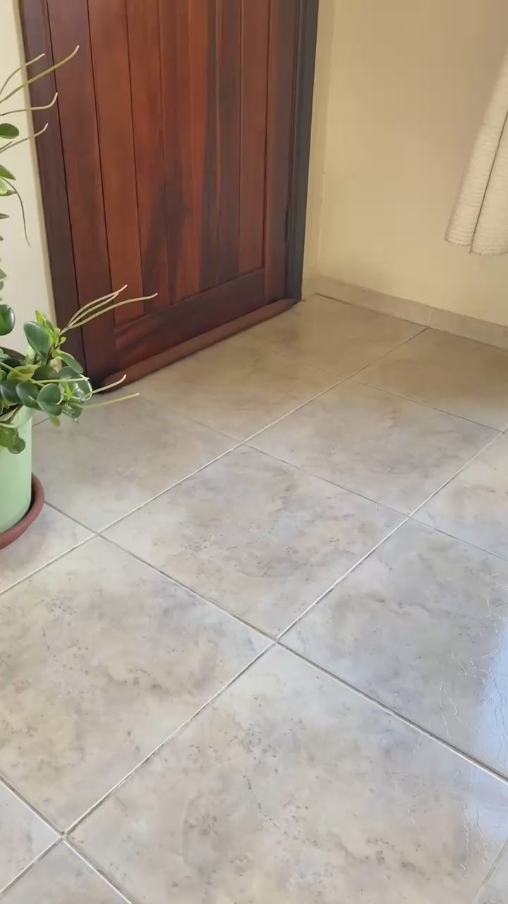 Pulseira 5 voltas | Quartzo Branco + Turquesa