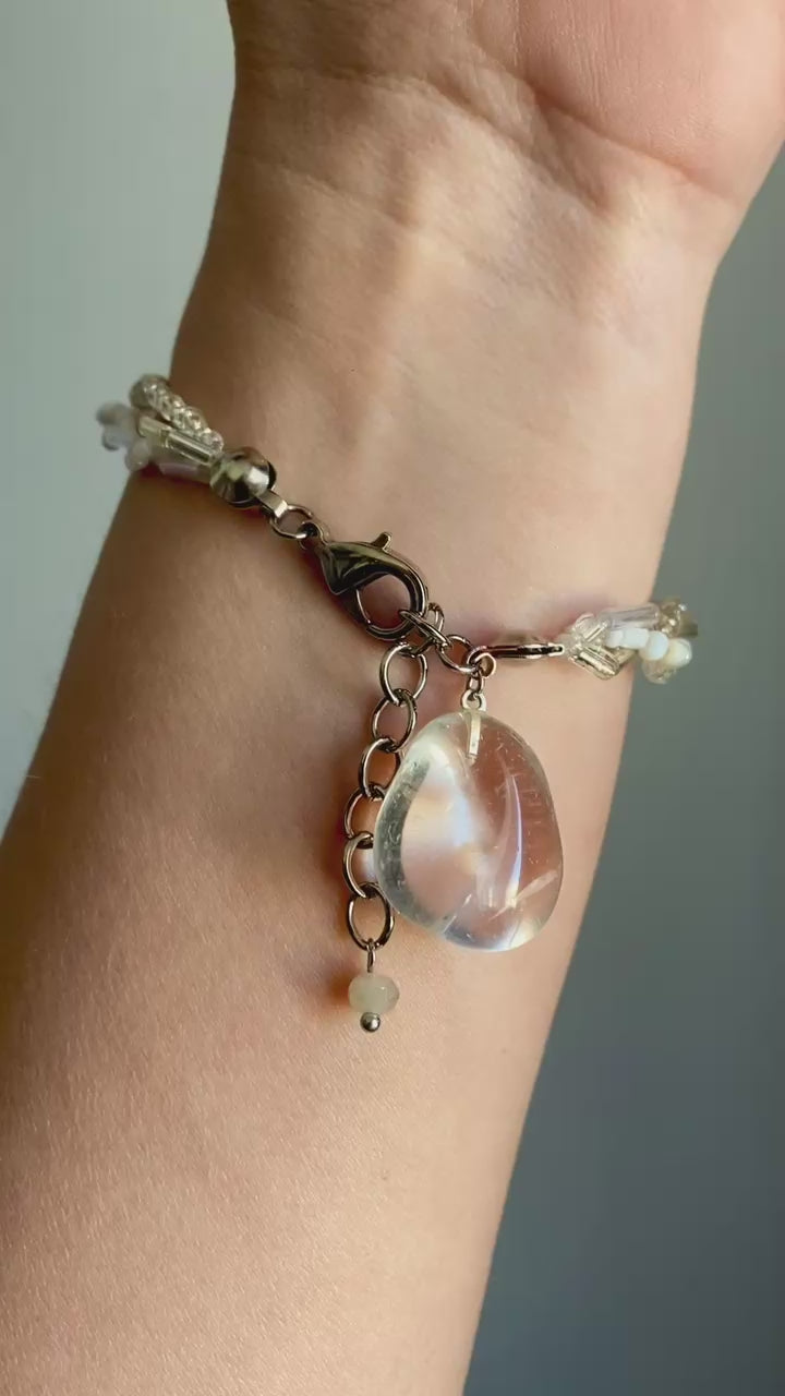 Pulseira Pedraria Branca